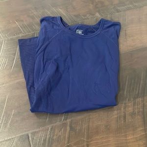Navy blue athletic shirt, Athleta
